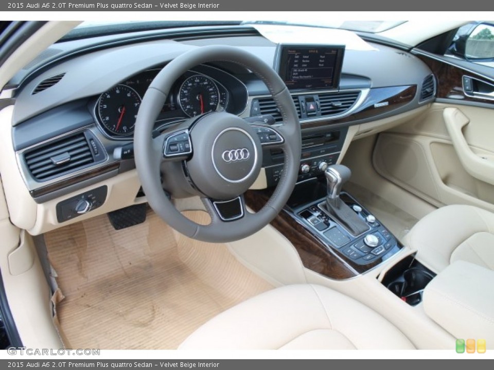 Velvet Beige Interior Photo for the 2015 Audi A6 2.0T Premium Plus quattro Sedan #96546701