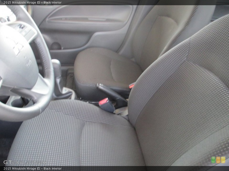 Black Interior Photo for the 2015 Mitsubishi Mirage ES #96546737