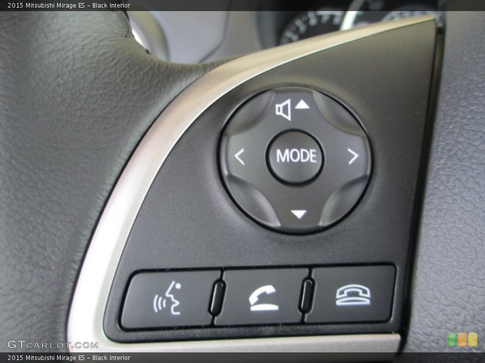 Black Interior Controls for the 2015 Mitsubishi Mirage ES #96546977