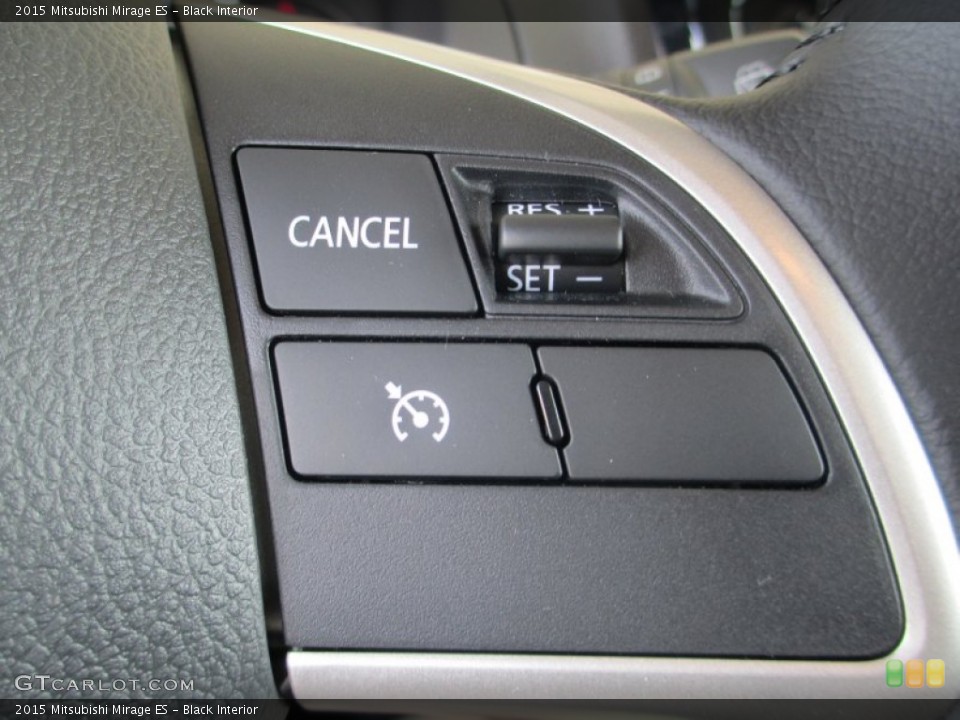 Black Interior Controls for the 2015 Mitsubishi Mirage ES #96547001