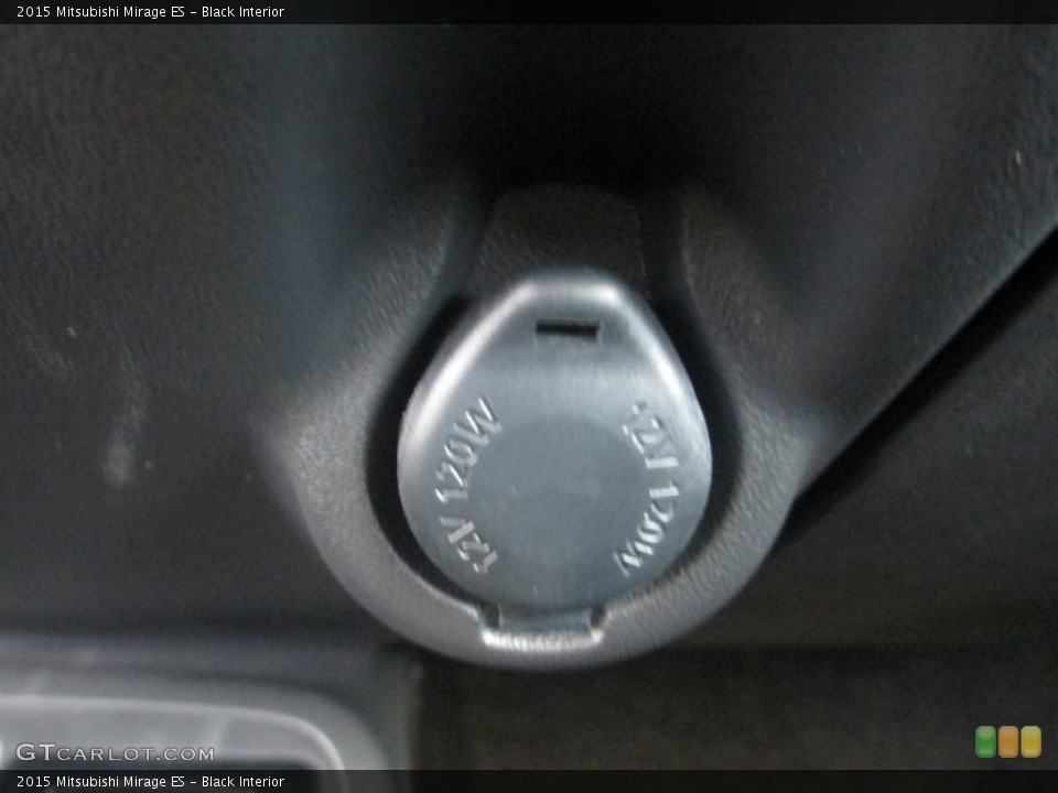 Black Interior Controls for the 2015 Mitsubishi Mirage ES #96547049