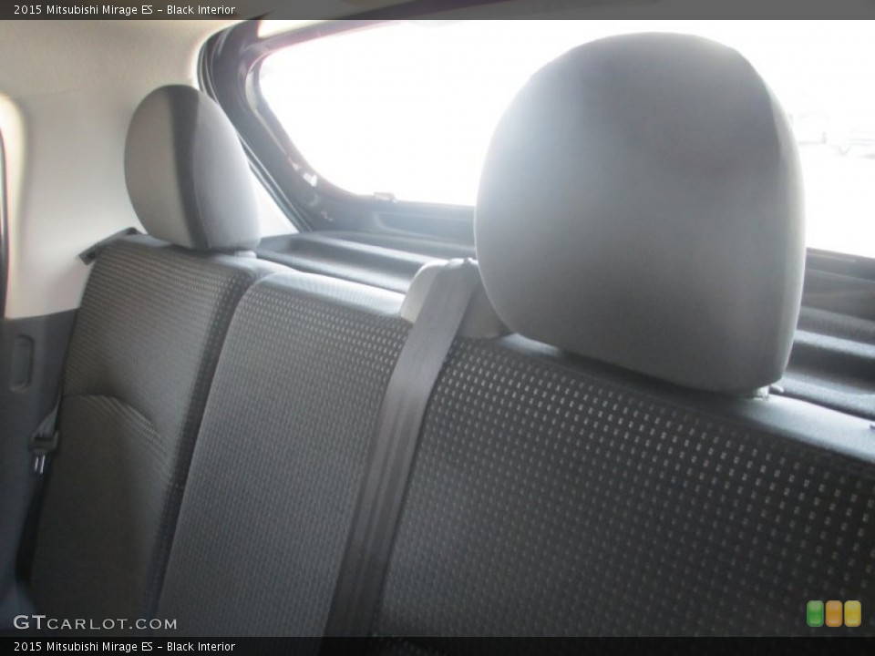 Black Interior Rear Seat for the 2015 Mitsubishi Mirage ES #96547100