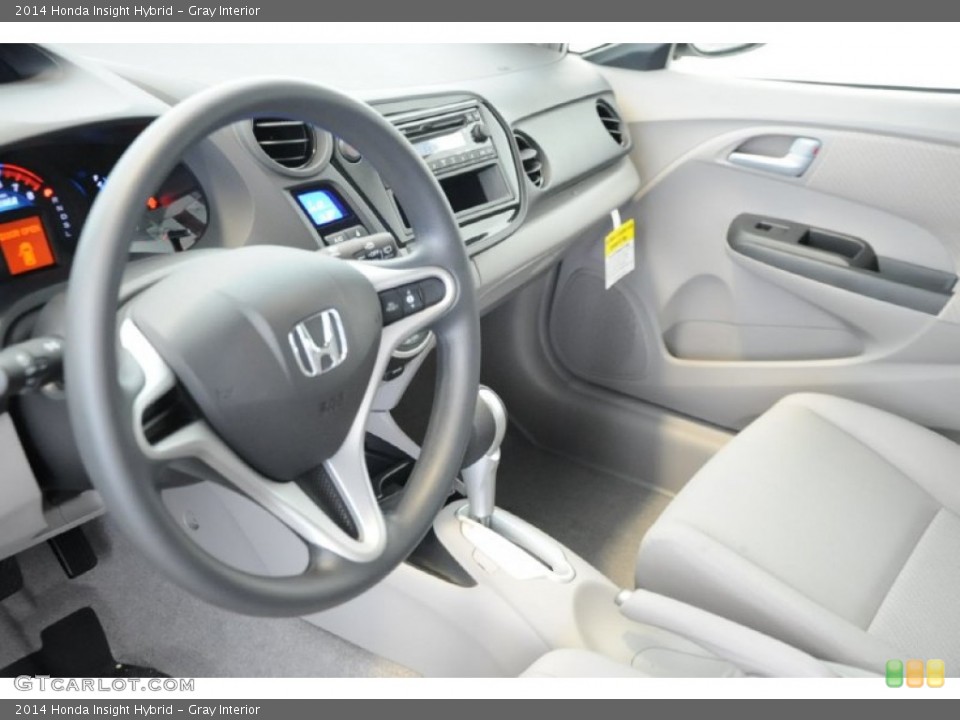 Gray Interior Prime Interior for the 2014 Honda Insight Hybrid #96548102