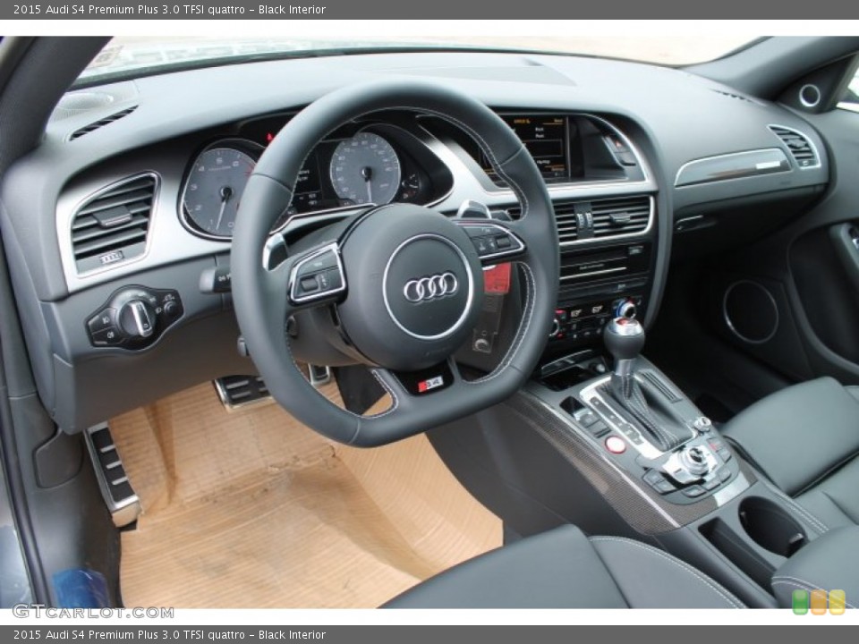 Black Interior Prime Interior for the 2015 Audi S4 Premium Plus 3.0 TFSI quattro #96551558
