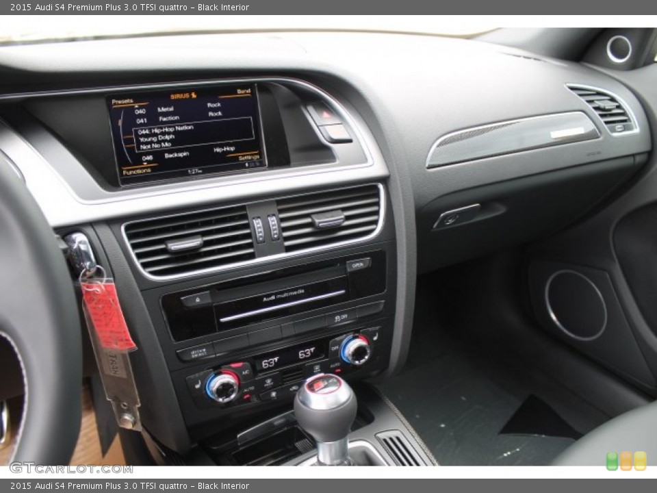 Black Interior Dashboard for the 2015 Audi S4 Premium Plus 3.0 TFSI quattro #96551578