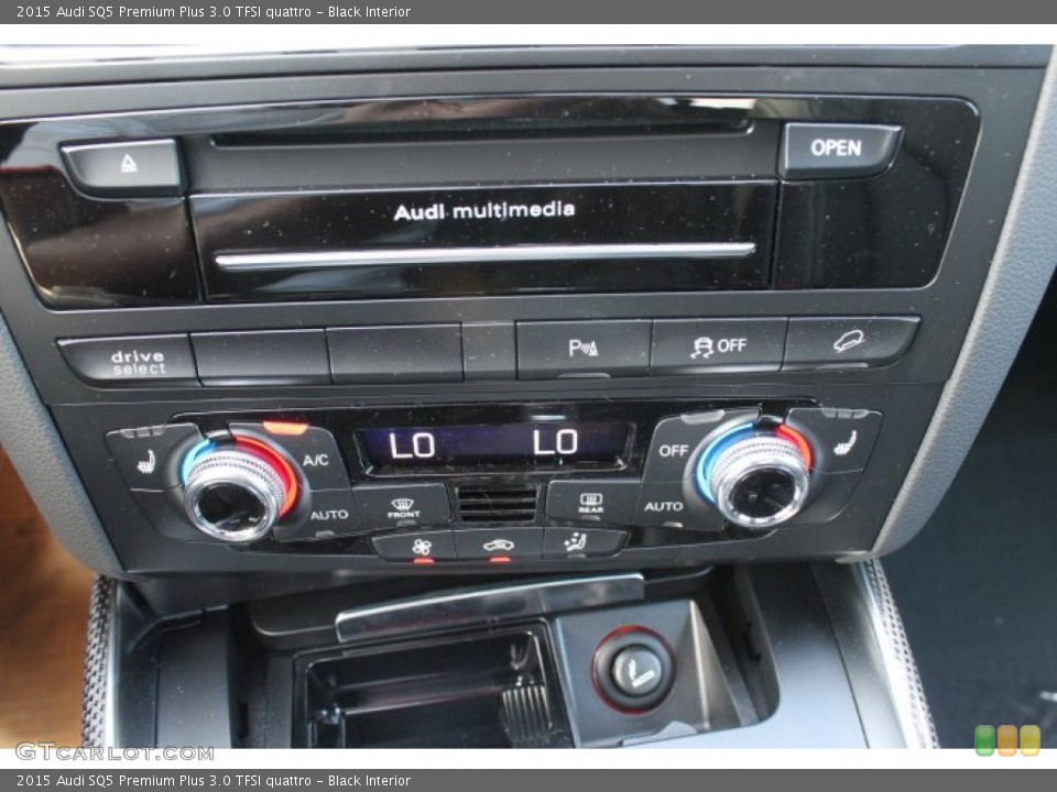 Black Interior Controls for the 2015 Audi SQ5 Premium Plus 3.0 TFSI quattro #96552335