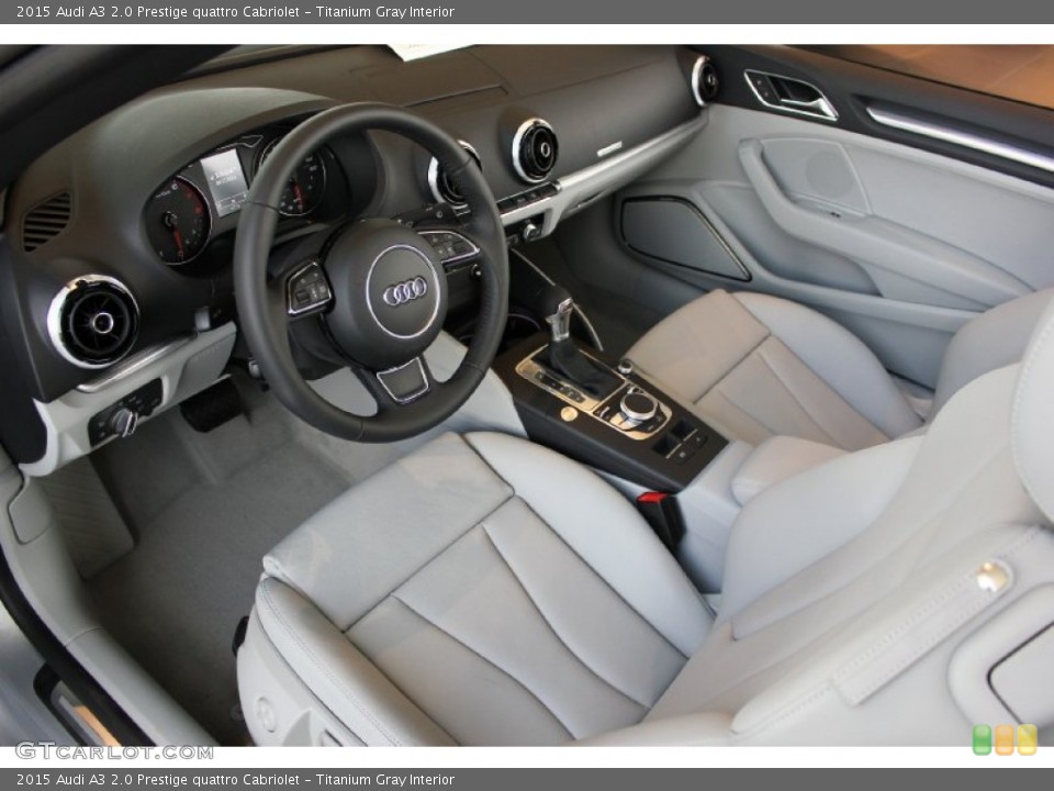 Titanium Gray Interior Photo for the 2015 Audi A3 2.0 Prestige quattro Cabriolet #96553406