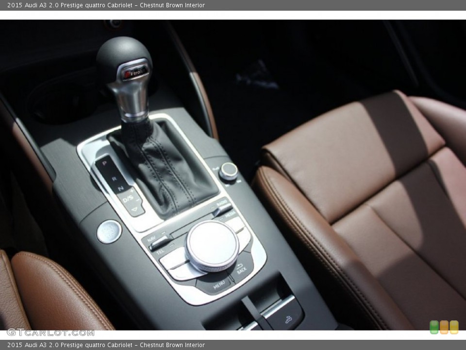 Chestnut Brown Interior Transmission for the 2015 Audi A3 2.0 Prestige quattro Cabriolet #96554057