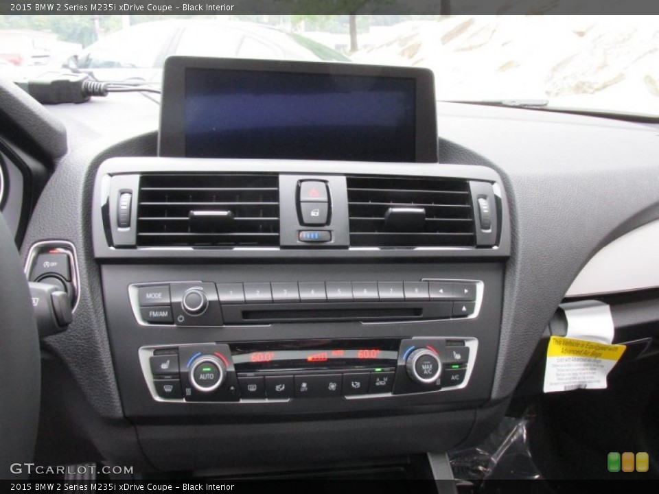 Black Interior Controls for the 2015 BMW 2 Series M235i xDrive Coupe #96555437