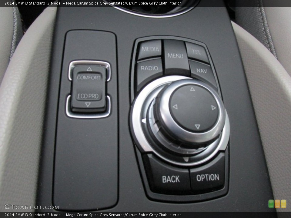 Mega Carum Spice Grey Sensatec/Carum Spice Grey Cloth Interior Controls for the 2014 BMW i3  #96556868