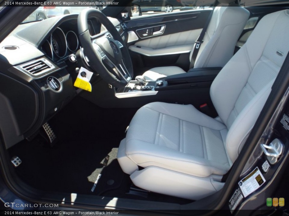 Porcelain/Black Interior Front Seat for the 2014 Mercedes-Benz E 63 AMG Wagon #96557912