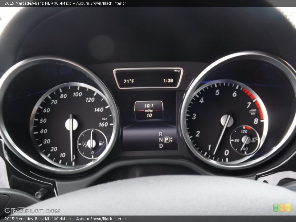 Auburn Brown/Black Interior Gauges for the 2015 Mercedes-Benz ML 400 4Matic #96558802