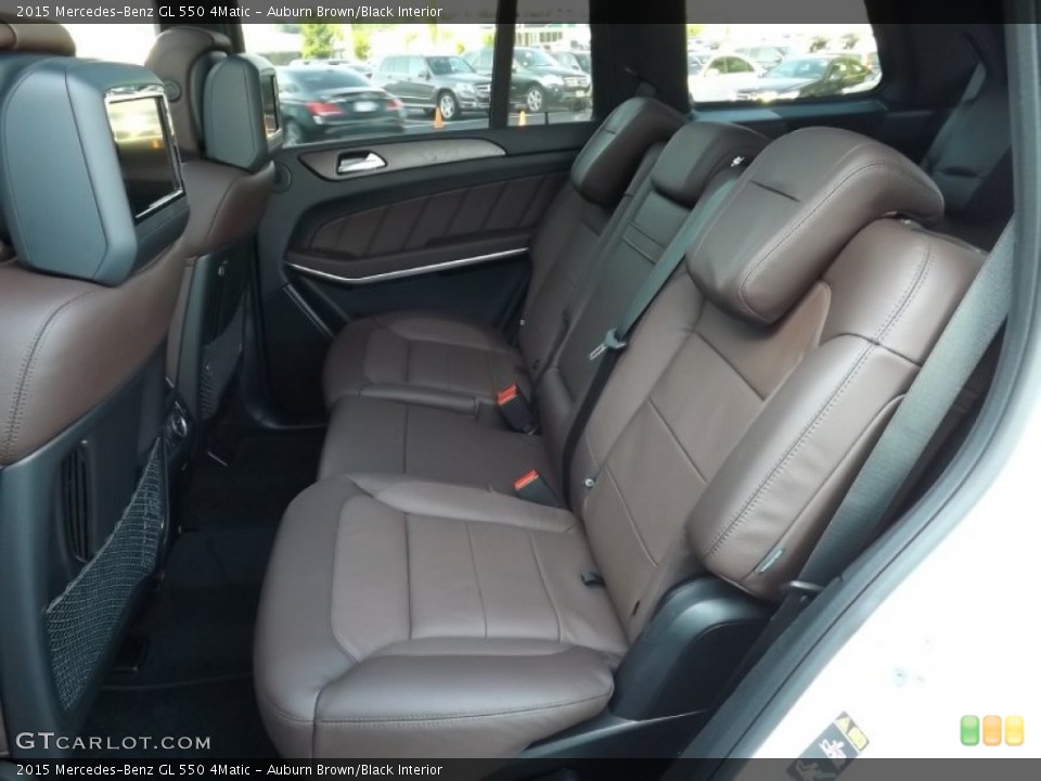 Auburn Brown/Black 2015 Mercedes-Benz GL Interiors