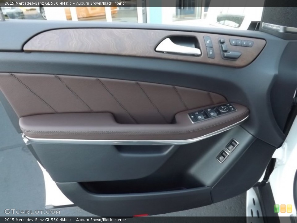 Auburn Brown/Black Interior Door Panel for the 2015 Mercedes-Benz GL 550 4Matic #96560255