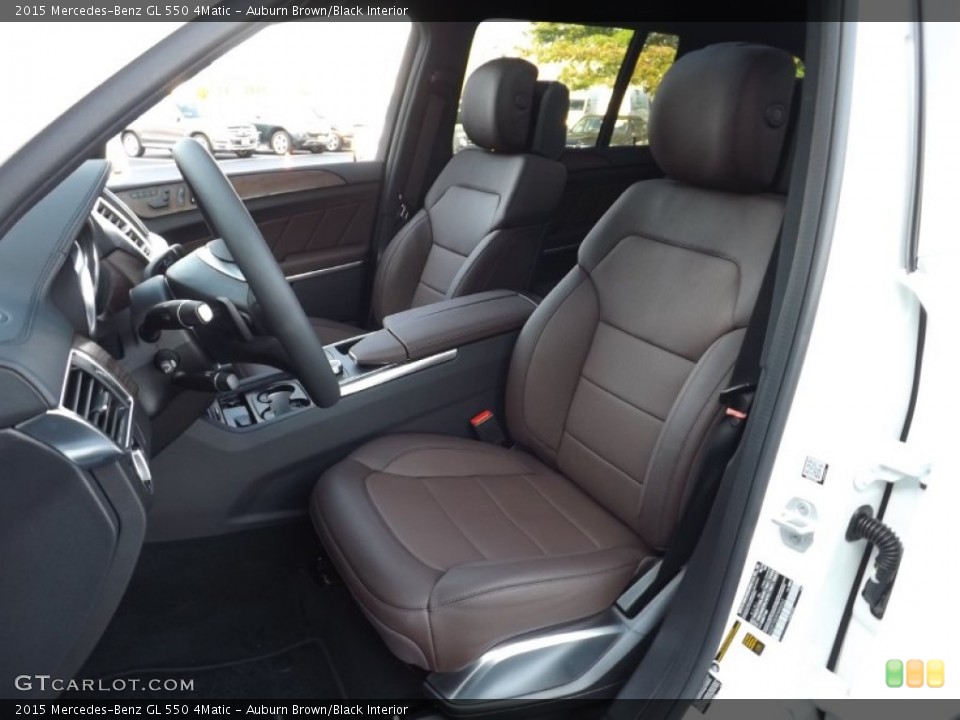 Auburn Brown/Black Interior Photo for the 2015 Mercedes-Benz GL 550 4Matic #96560279