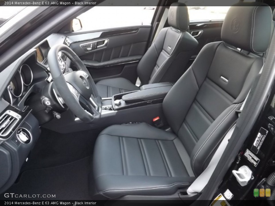 Black Interior Front Seat for the 2014 Mercedes-Benz E 63 AMG Wagon #96561200