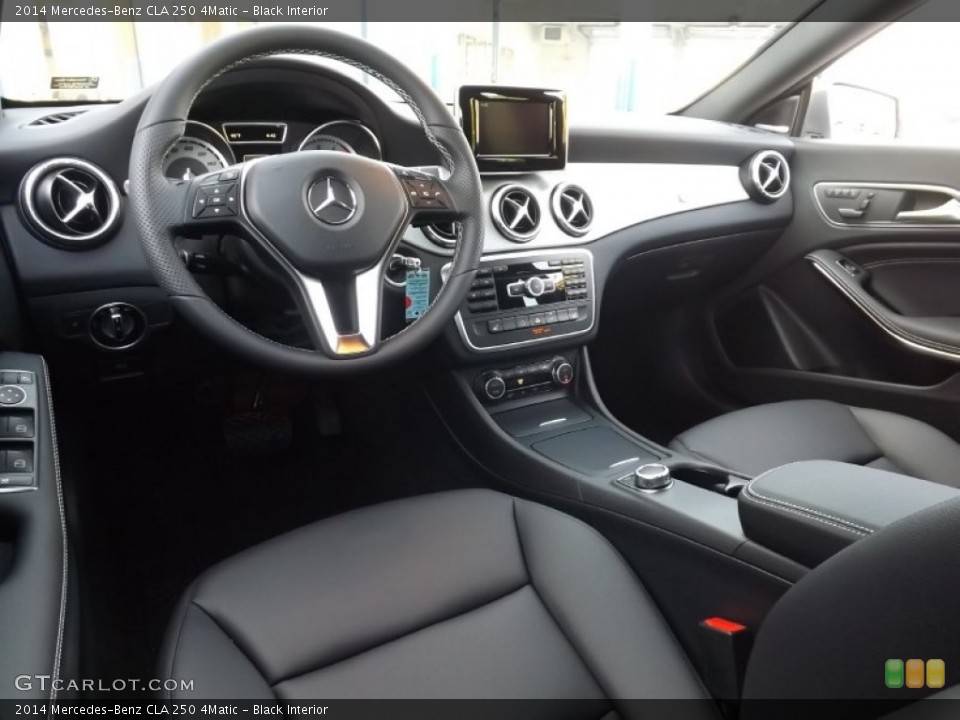 Black 2014 Mercedes-Benz CLA Interiors
