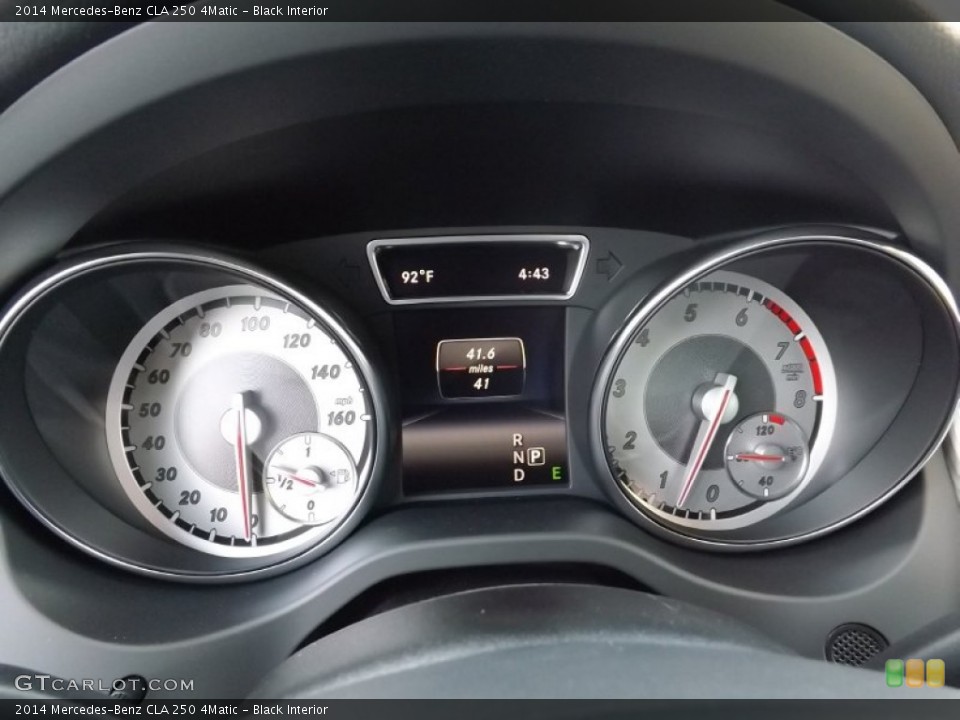 Black Interior Gauges for the 2014 Mercedes-Benz CLA 250 4Matic #96561620