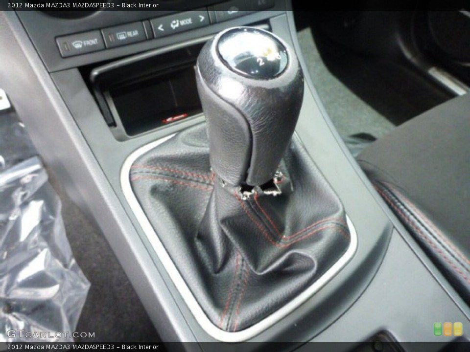 Black Interior Transmission for the 2012 Mazda MAZDA3 MAZDASPEED3 #96563630