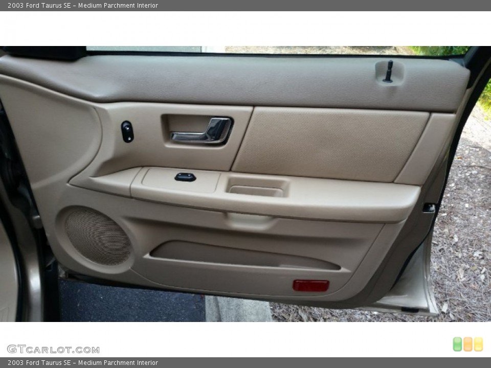 Medium Parchment Interior Door Panel for the 2003 Ford Taurus SE #96580004
