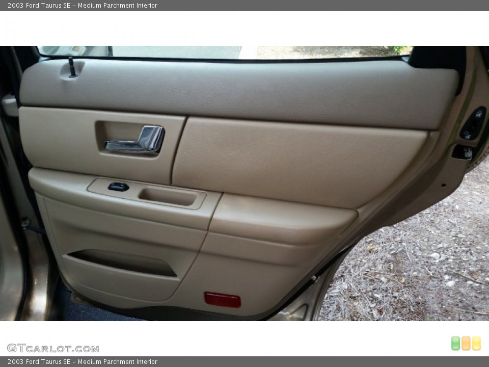 Medium Parchment Interior Door Panel for the 2003 Ford Taurus SE #96580022