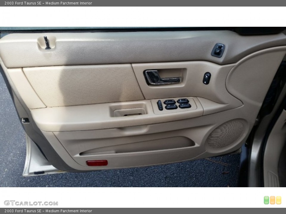 Medium Parchment Interior Door Panel for the 2003 Ford Taurus SE #96580055