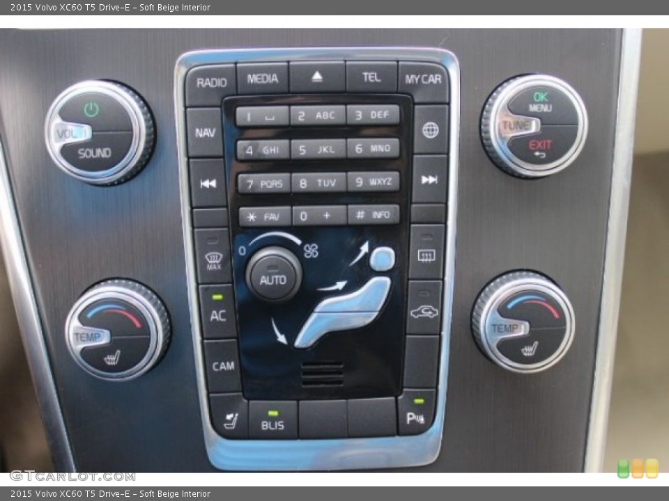 Soft Beige Interior Controls for the 2015 Volvo XC60 T5 Drive-E #96583148