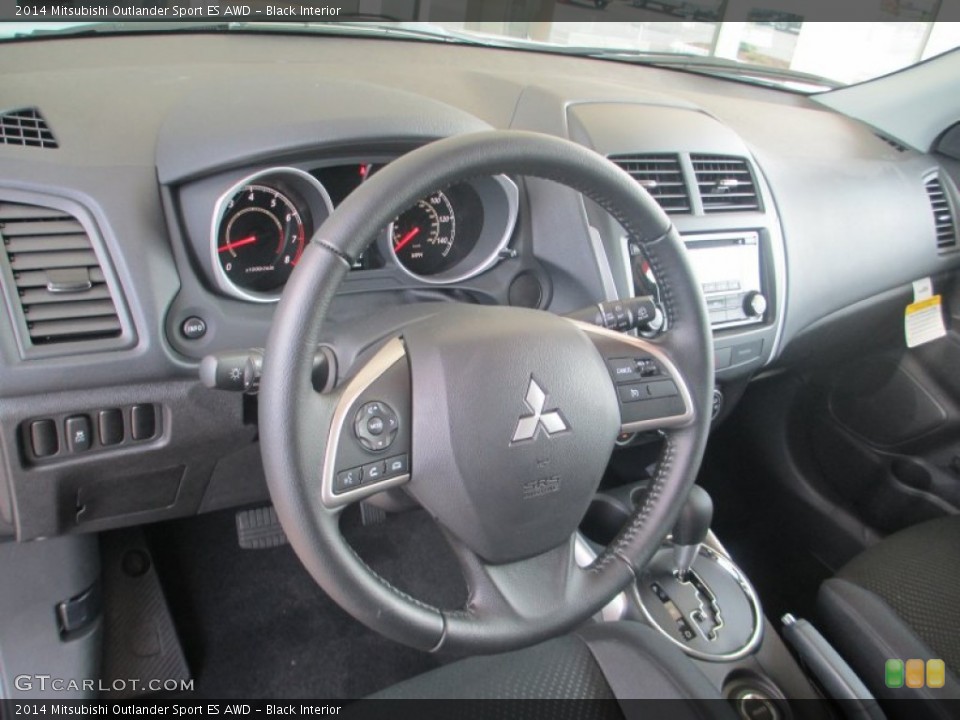 Black Interior Dashboard for the 2014 Mitsubishi Outlander Sport ES AWD #96591779