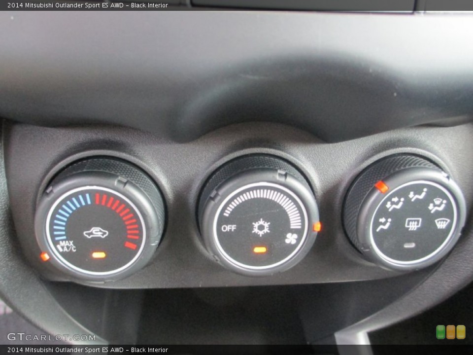 Black Interior Controls for the 2014 Mitsubishi Outlander Sport ES AWD #96591809