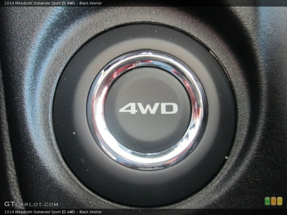 Black Interior Controls for the 2014 Mitsubishi Outlander Sport ES AWD #96591815