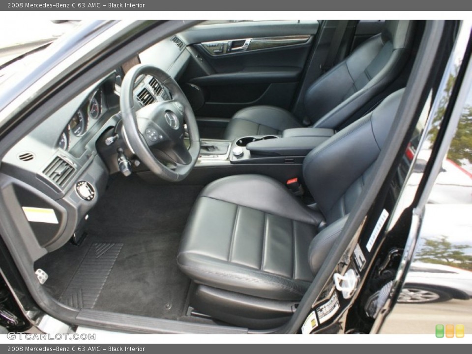 Black Interior Photo for the 2008 Mercedes-Benz C 63 AMG #96598040