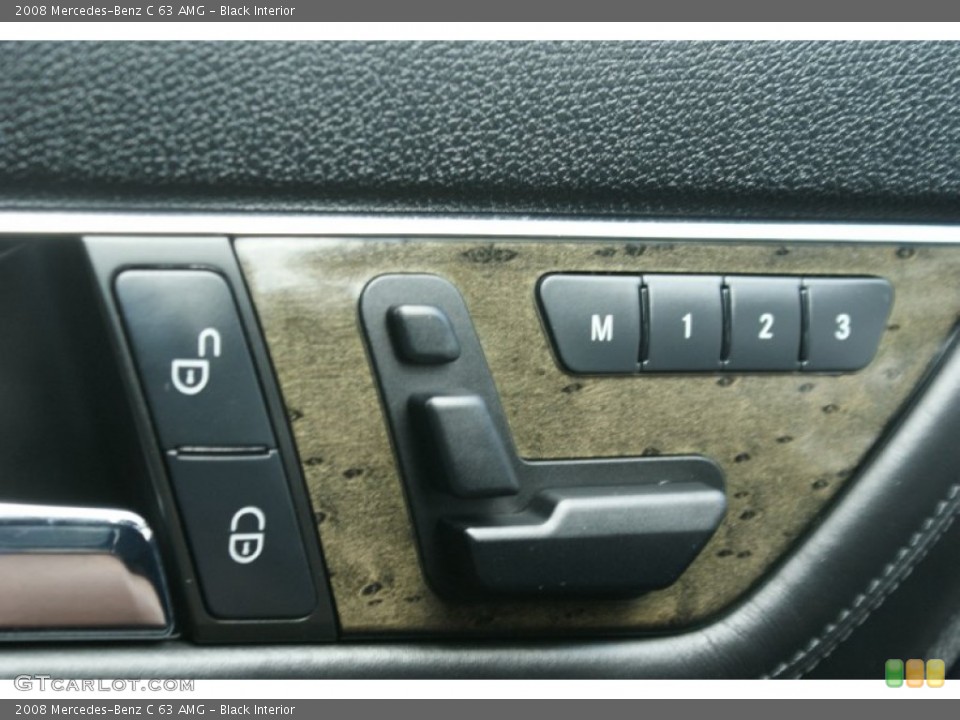 Black Interior Controls for the 2008 Mercedes-Benz C 63 AMG #96598673