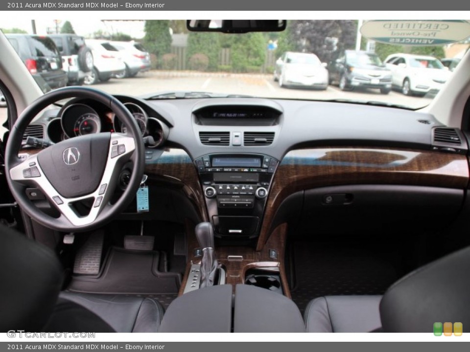 Ebony Interior Dashboard for the 2011 Acura MDX  #96601175