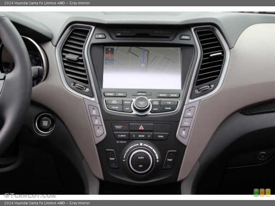 Gray Interior Controls for the 2014 Hyundai Santa Fe Limited AWD #96602852