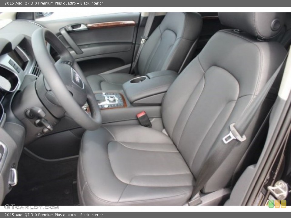Black Interior Front Seat for the 2015 Audi Q7 3.0 Premium Plus quattro #96606101