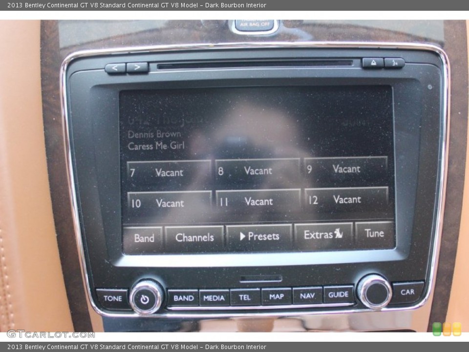 Dark Bourbon Interior Controls for the 2013 Bentley Continental GT V8  #96618968