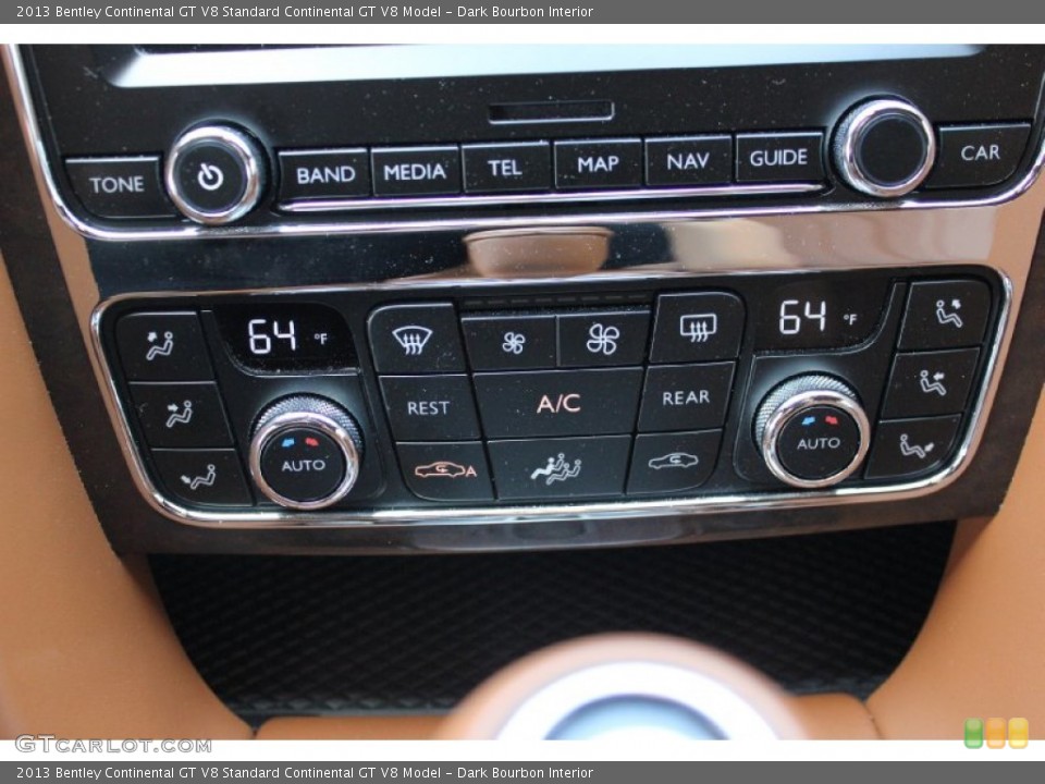 Dark Bourbon Interior Controls for the 2013 Bentley Continental GT V8  #96618992