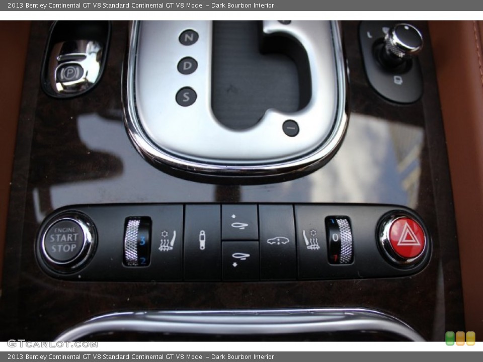 Dark Bourbon Interior Controls for the 2013 Bentley Continental GT V8  #96619016