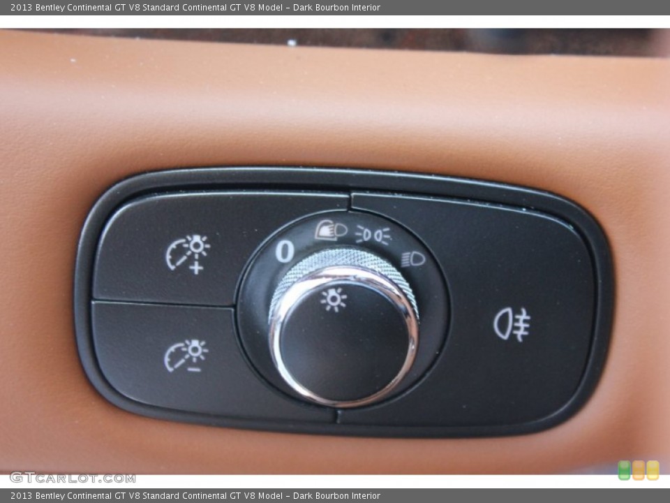 Dark Bourbon Interior Controls for the 2013 Bentley Continental GT V8  #96619232