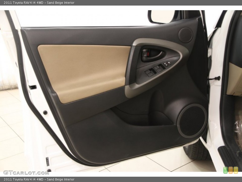 Sand Beige Interior Door Panel for the 2011 Toyota RAV4 I4 4WD #96620762