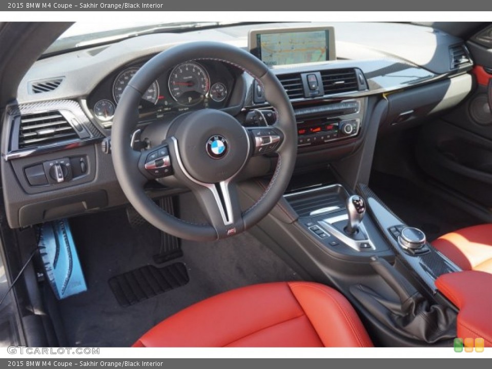 Sakhir Orange/Black Interior Photo for the 2015 BMW M4 Coupe #96623543