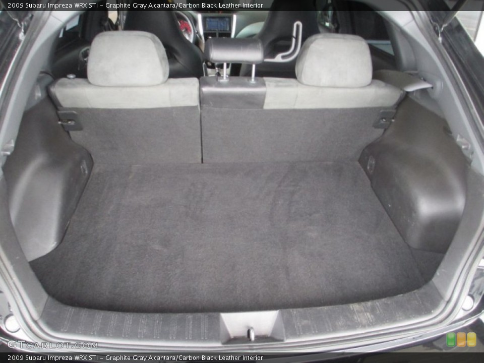 Graphite Gray Alcantara/Carbon Black Leather Interior Trunk for the 2009 Subaru Impreza WRX STi #96623555