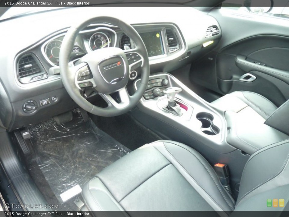 Black Interior Prime Interior for the 2015 Dodge Challenger SXT Plus #96624344