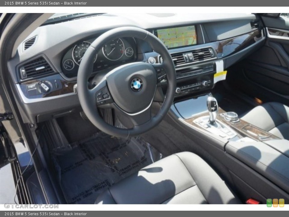 Black Interior Photo for the 2015 BMW 5 Series 535i Sedan #96624665