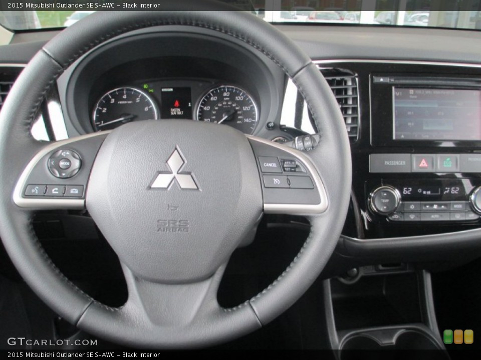 Black Interior Steering Wheel for the 2015 Mitsubishi Outlander SE S-AWC #96627584