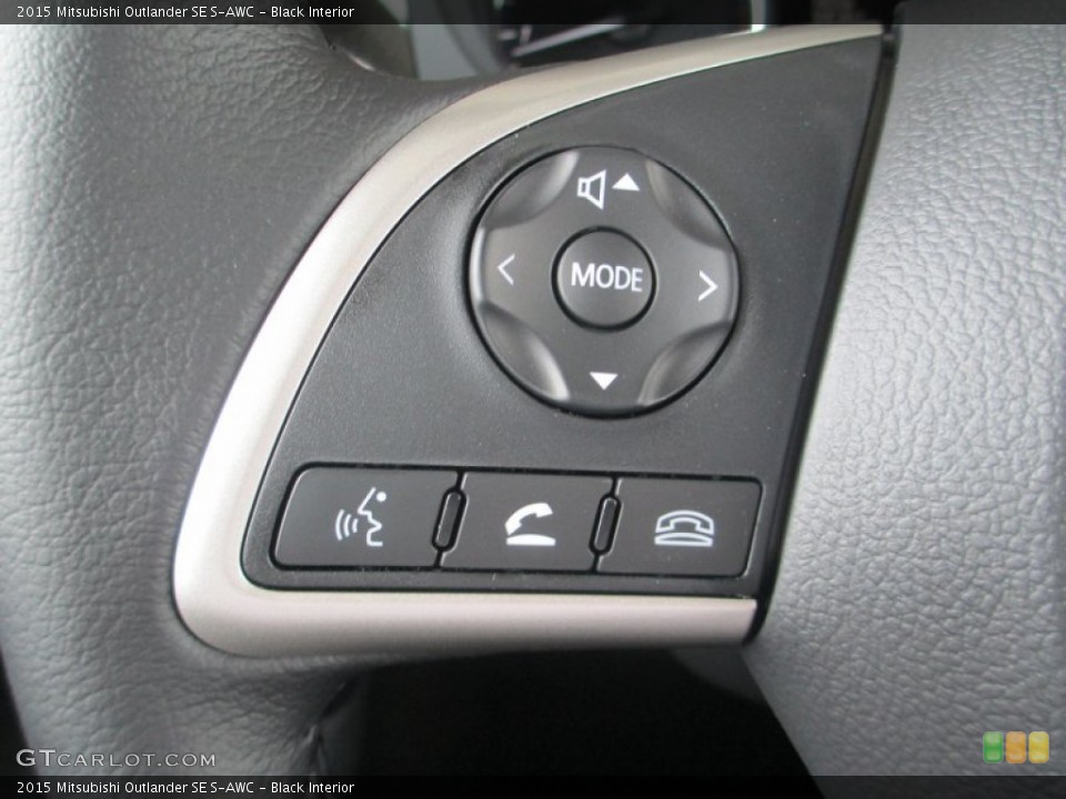 Black Interior Controls for the 2015 Mitsubishi Outlander SE S-AWC #96627599