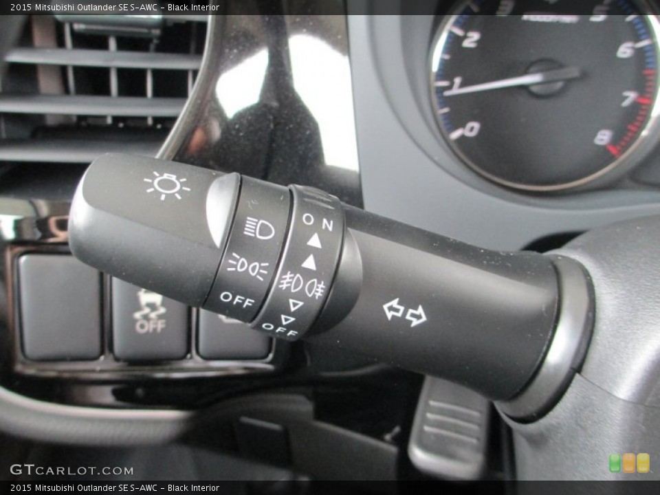 Black Interior Controls for the 2015 Mitsubishi Outlander SE S-AWC #96627617