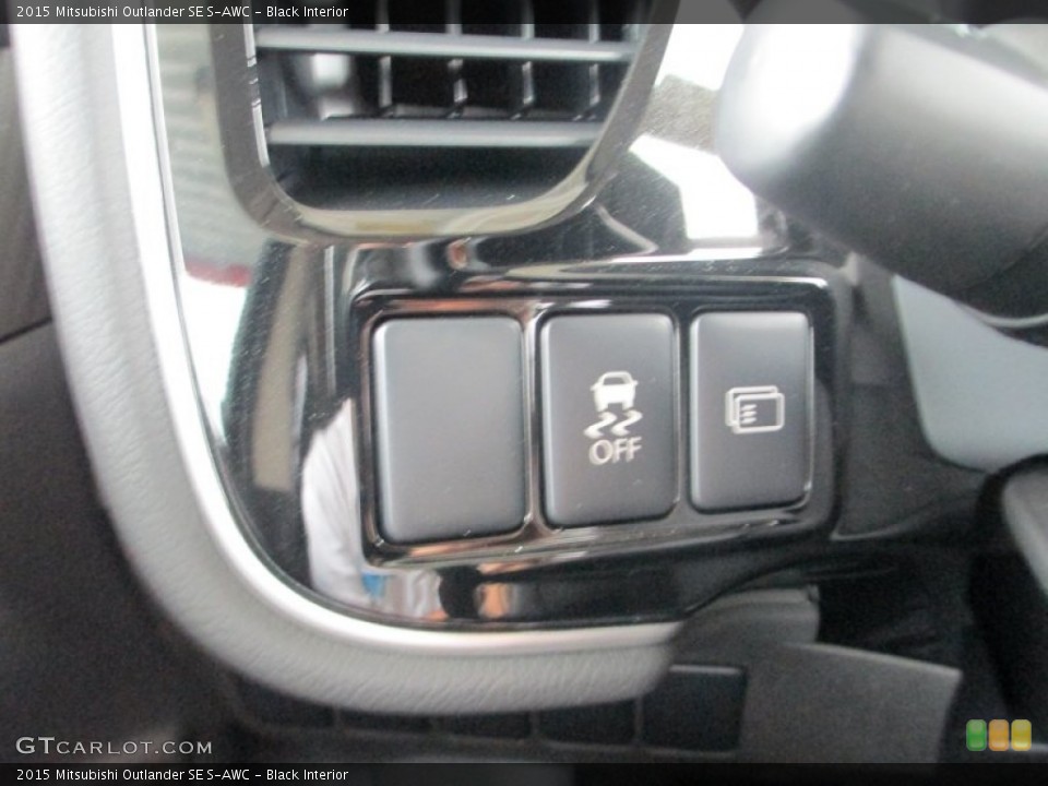 Black Interior Controls for the 2015 Mitsubishi Outlander SE S-AWC #96627635