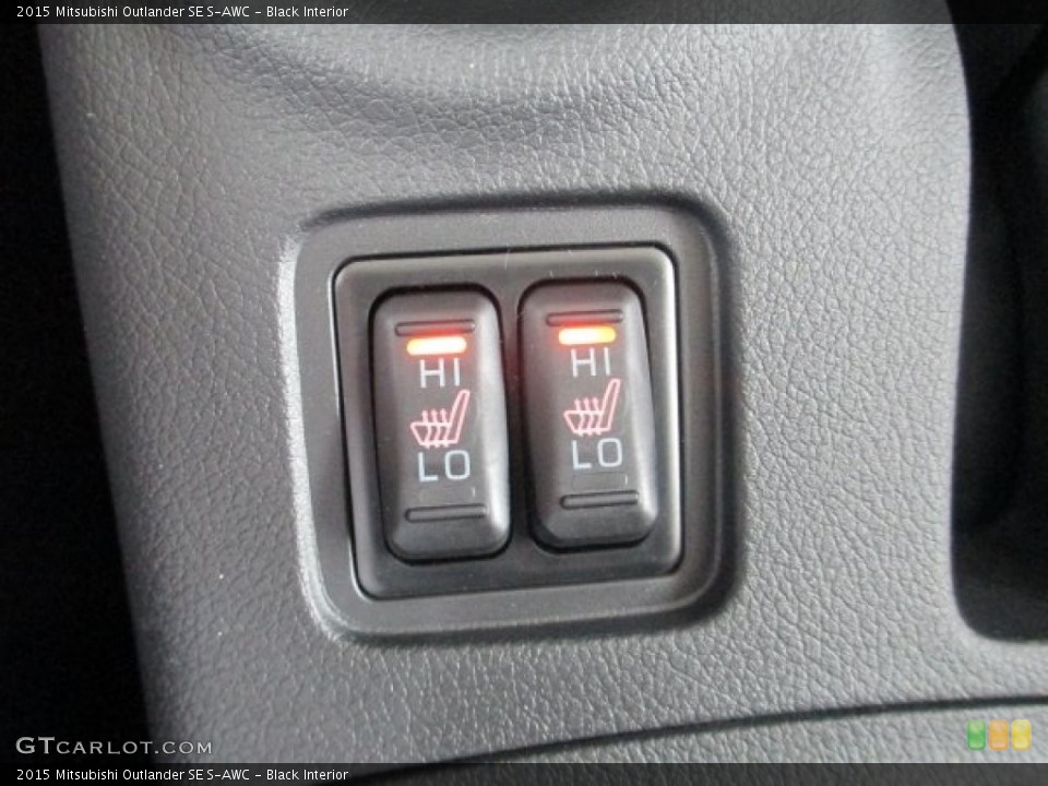 Black Interior Controls for the 2015 Mitsubishi Outlander SE S-AWC #96627695