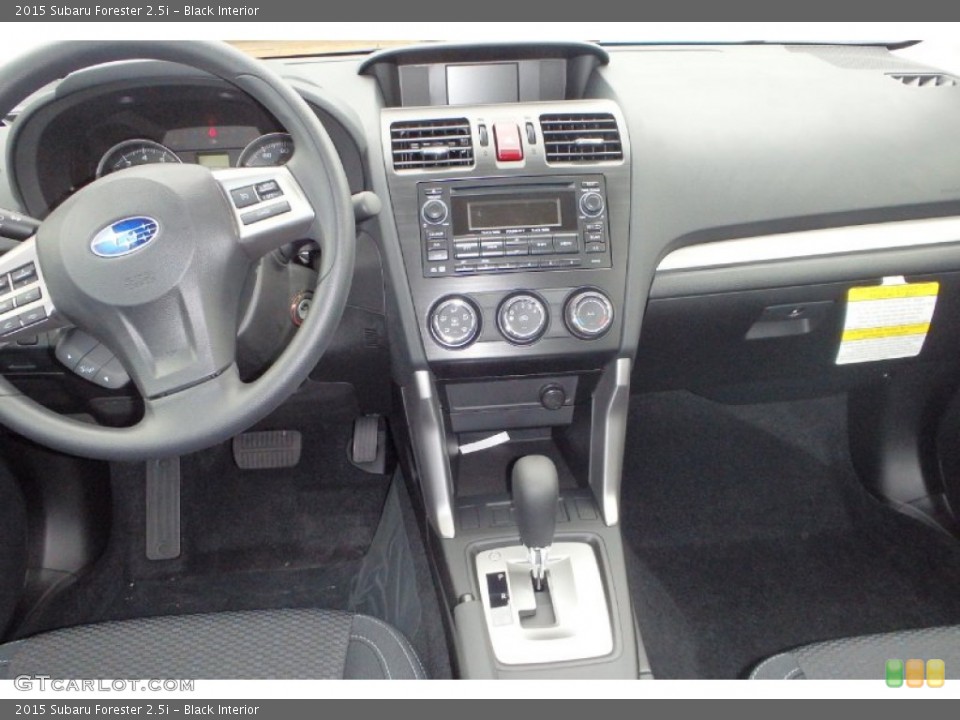 Black Interior Dashboard for the 2015 Subaru Forester 2.5i #96641564